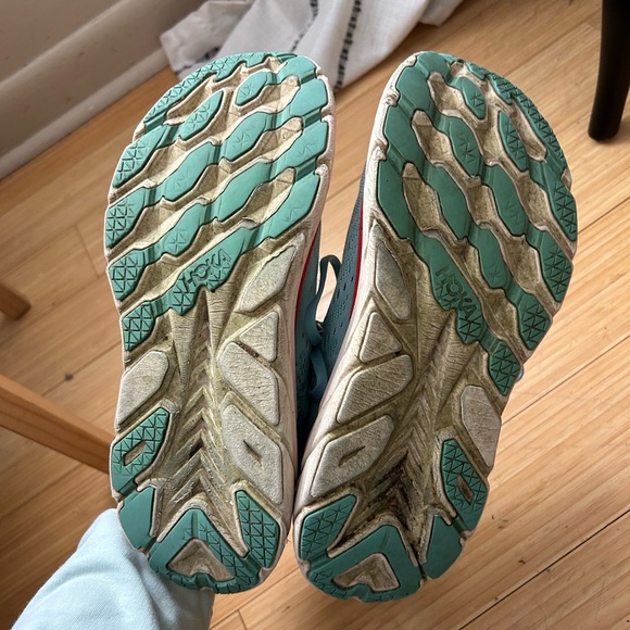 Outdoor Voices x Hoka Clifton 8 Aquarelle/Eggshell Blue Sz 8.5 - Picture 2 of 4